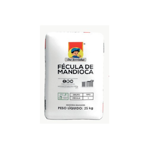 FECULA DE MANDIOCA DA TERRINHA 1X25KG