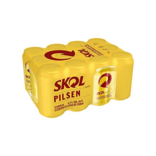 CERVEJA SKOL LATA 12X350ML