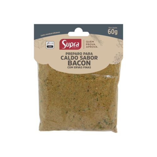 PREPARO P/ CALDO DE BACON COM ERVAS FINAS SUPRA 24X60GR