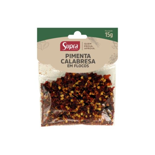 PIMENTA CALABRESA EM FLOCOS SUPRA 24X15GR