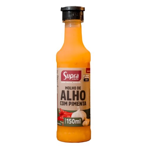 MOLHO DE ALHO COM PIMENTA SUPRA 12X150ML