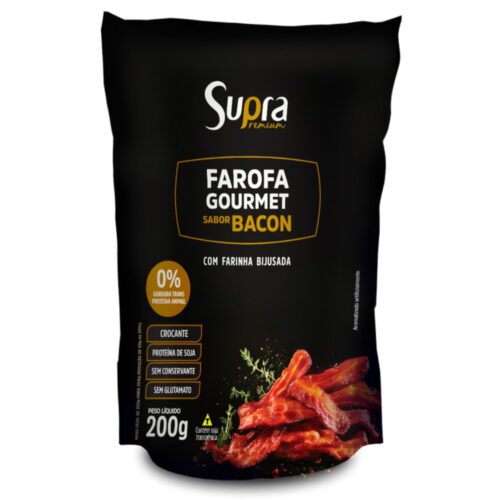FAROFA GOURMET SABOR BACON SUPRA 24X200GR