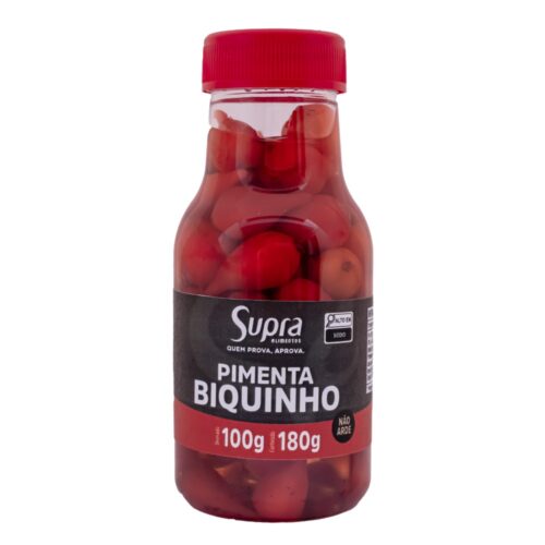 PIMENTA BIQUINHO VERMELHA SUPRA 12X180GR