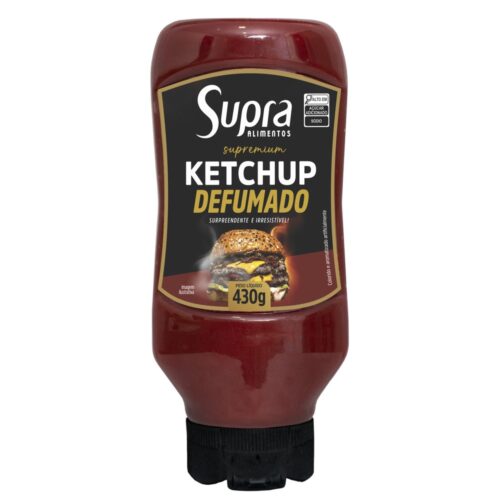 KETCHUP DEFUMADO GOURMET SUPRA 12X430GR