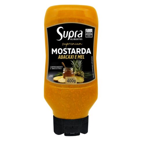 MOSTARDA ABACAXI E MEL GOURMET SUPRA 12X400GR