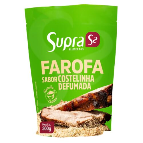 FAROFA SABOR COSTELINHA DEFUMADA SUPRA 24X300GR