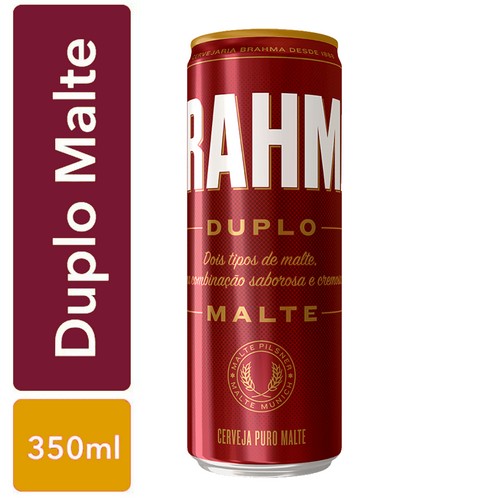 CERVEJA BRAHMA DUPLO MALTE 12X350ML