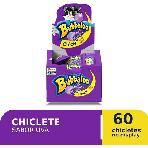 CHICLETE BUBBALOO UVA 60X5GR