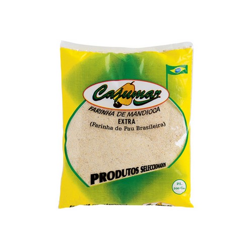 FARINHA DE MANDIOCA CRUA CAJUMAR 10X500GR