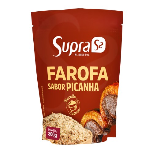 FAROFA SABOR PICANHA SUPRA 24X300GR