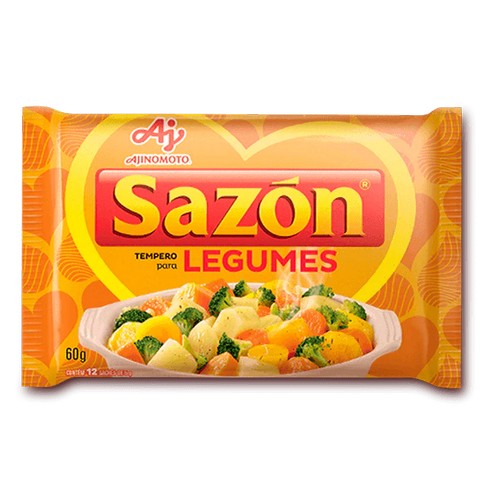 SAZON AMARELO LEGUMES 48X60GR