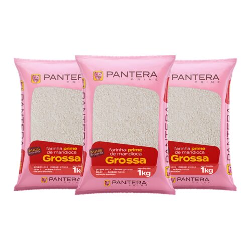FARINHA DE MANDIOCA GROSSA PANTERA 10X1KG